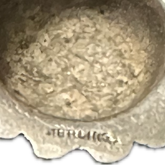 VINTAGE STERLING SILVER BROOCH PIN - FLOWER BALL DESIGN - Picture 6 of 6